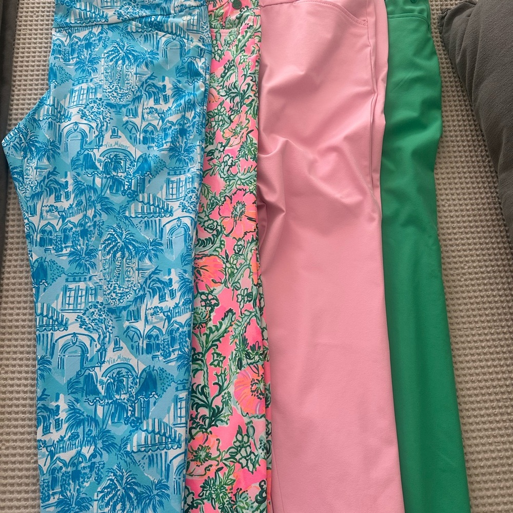 Lilly Pulitzer Luxletic pants size 14. EUC. Smoke free pet free home